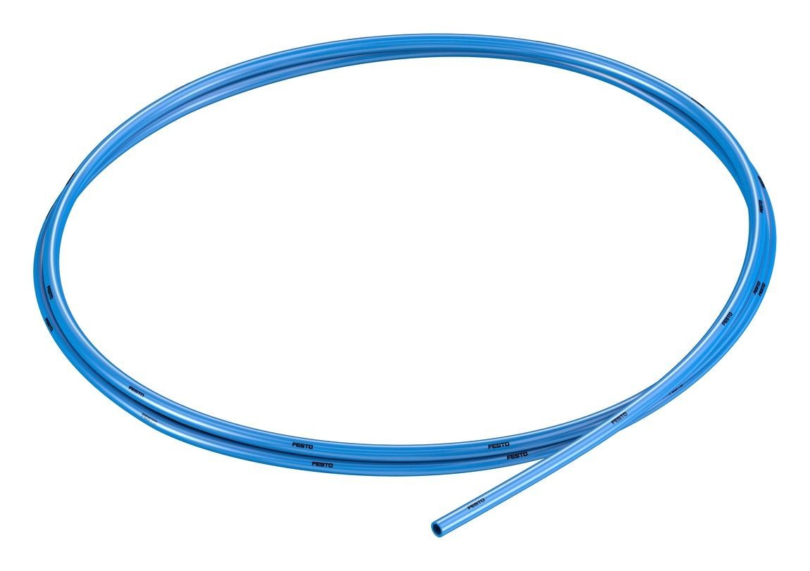 Festo Pun-H-3X0,5-Bl Plastic Tubing, 10Bar, Pu, 50M, Blue