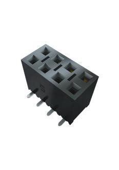 Samtec Ssm-104-S-Dv Connector, Rcpt, 8Pos, 2Row, 2.54mm