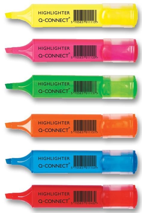 Q Connectorect Kf01909 Highlight - Assorted 6Pk