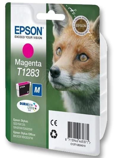 Epson T1283 Ink Cartridge, Magenta, T1283