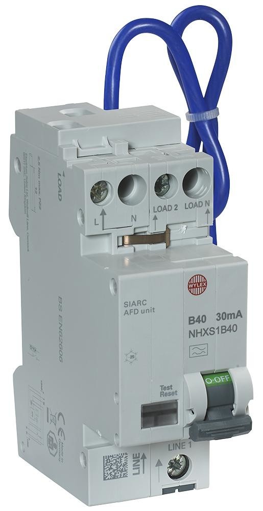 Wylex Nhxsb40Afd 40A B 30Ma Rcbo Afdd Combined Cpd