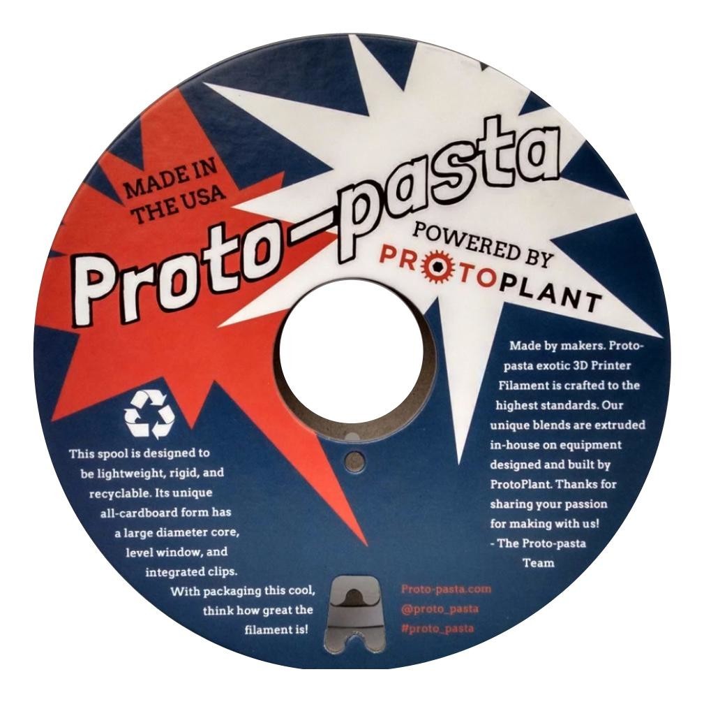 Protopasta Ssp12805 3D Filament, 2.85mm, Pla, Grey, 500G