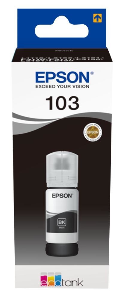 Epson C13T00S14A10 Ink Cartridge, Ecotank, 103, Black
