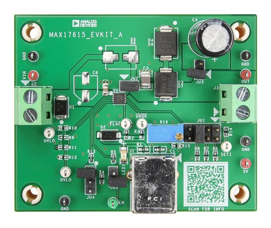 Maxim Integrated/analog Devices Max17615Evkit# Evaluation Kit, Current Limiter