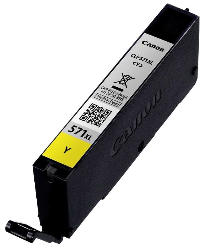 Canon Cli-571Y Xl Ink Cart, Cli-571Y Xl, High Capacitor Yellow
