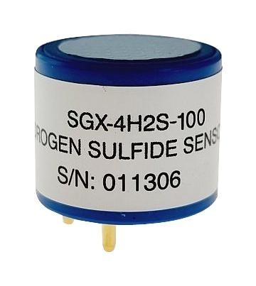 Amphenol SGX Sensortech Sgx-4H2S-100 Gas Detection Sensor, H2S, 100Ppm