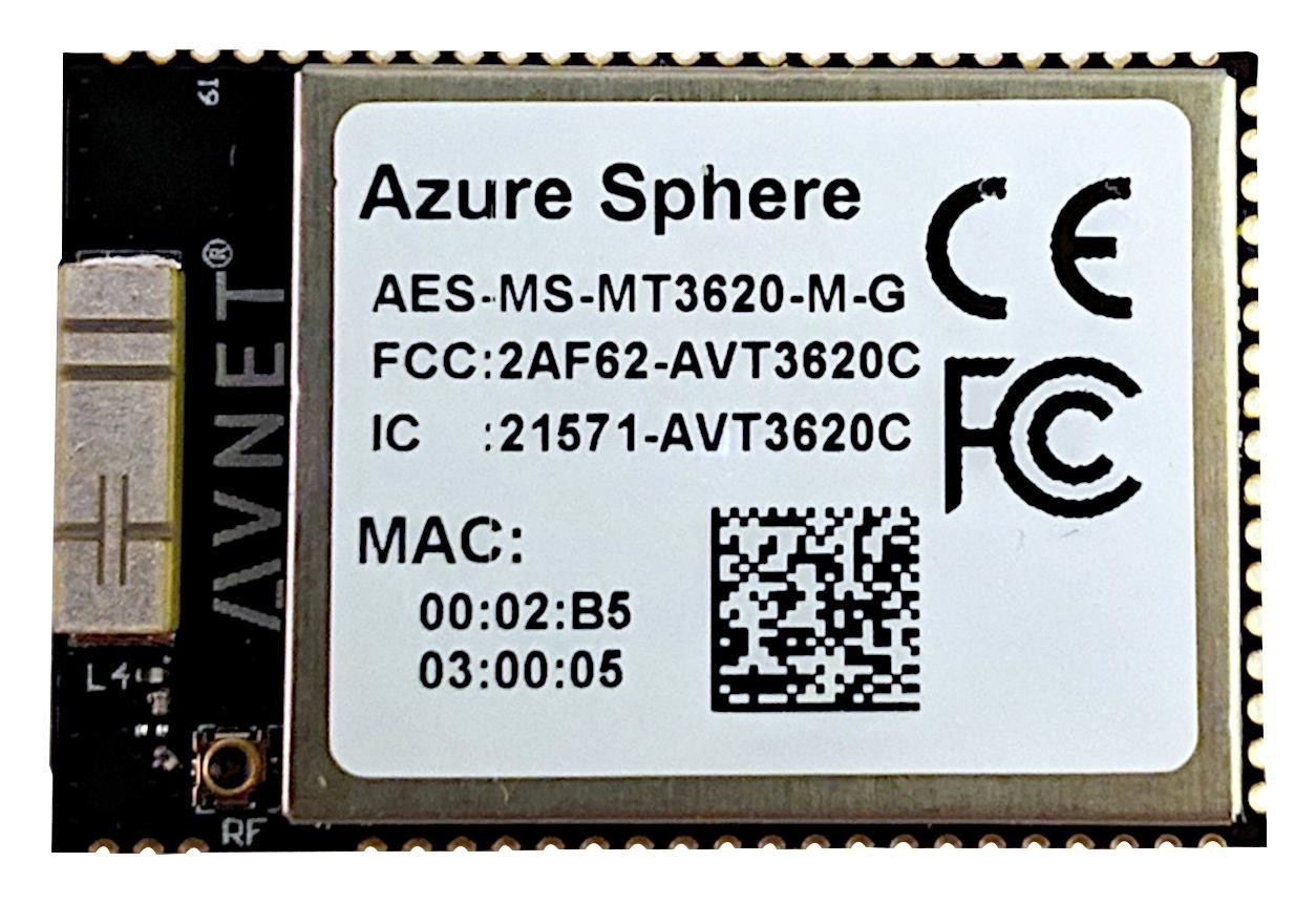 Avnet Aes-Ms-Mt3620-M-G-3 Azure Sphere Mt3620 Module, 5Ghz, Iot