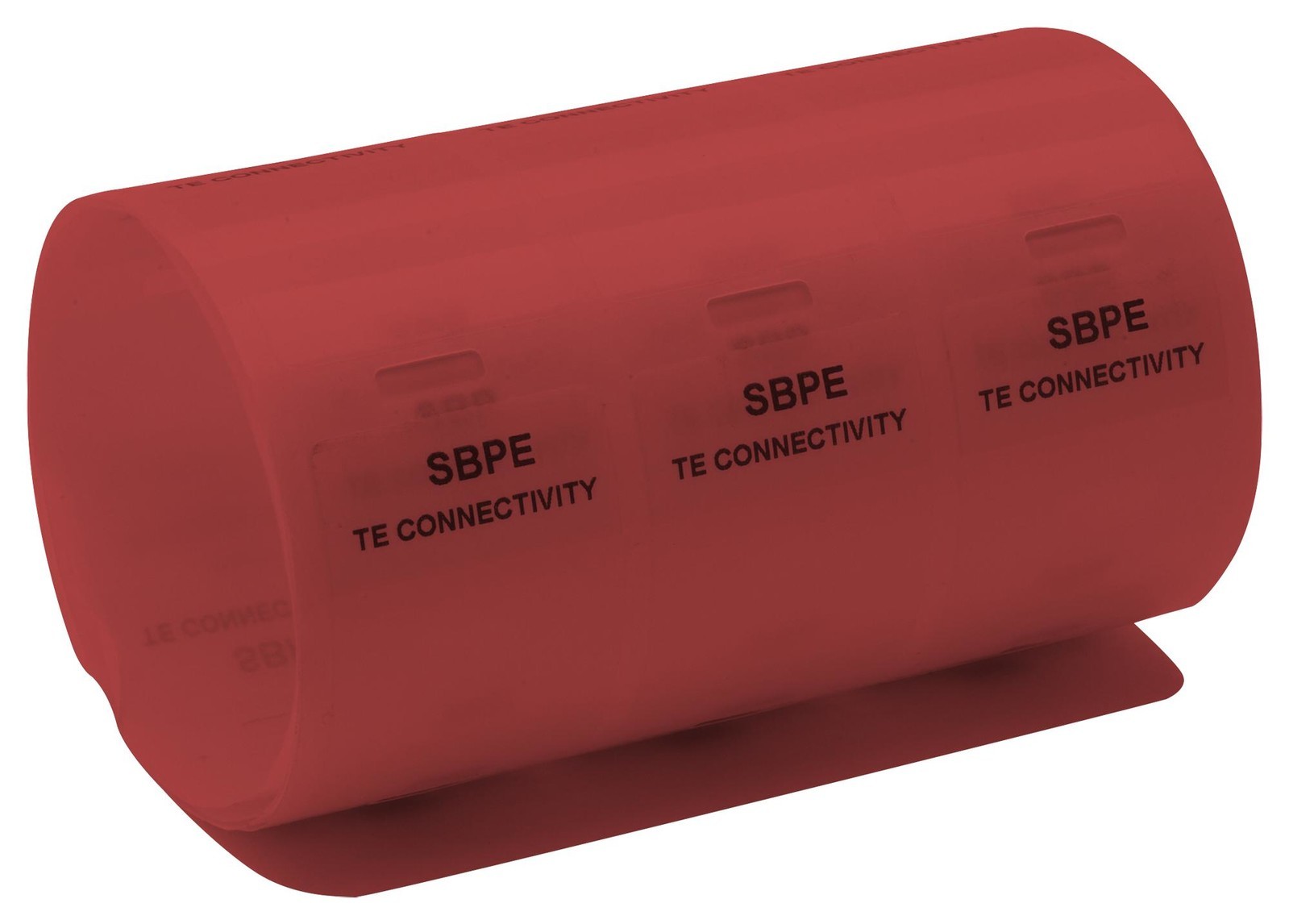 Entrelec TE Connectivity Sbpe12-1925-Rd-3 Label, Vinyl, Red, 25.4mm X 57.2mm