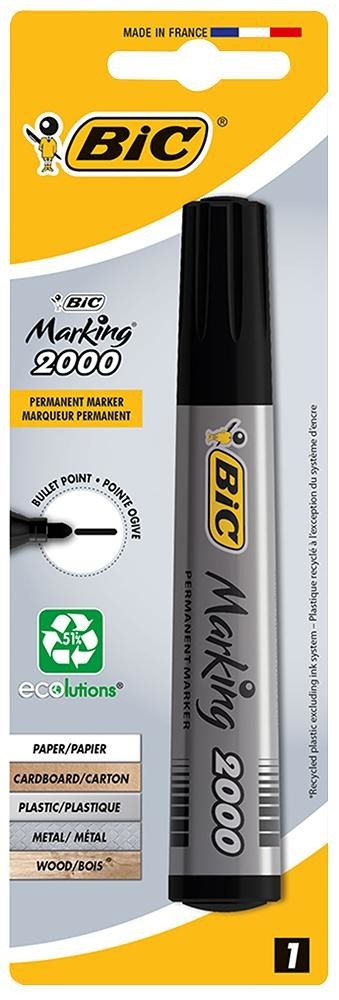 Bic 8755761 Marker Eco 2000 Black