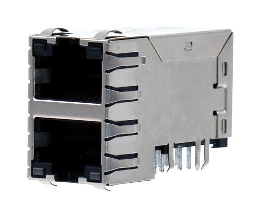 Trp Connector/bel 2250731-1 Rj45 Conn, R/a Jack, 8P8C, 2Stacked, Th