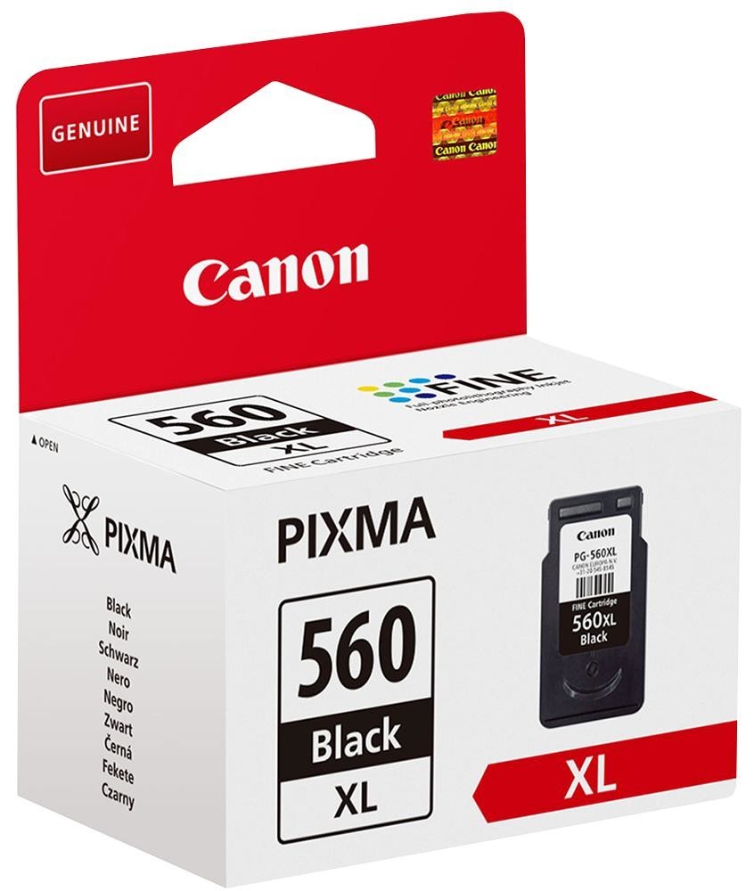 Canon 3712C001 Ink Cartridge, Pg-560Xl High Capacitor Black