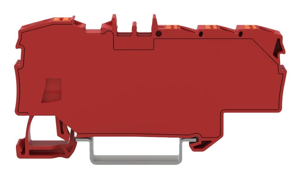 WAGO 2206-8033 Terminal Block, Din Rail, 7Pos, 8Awg