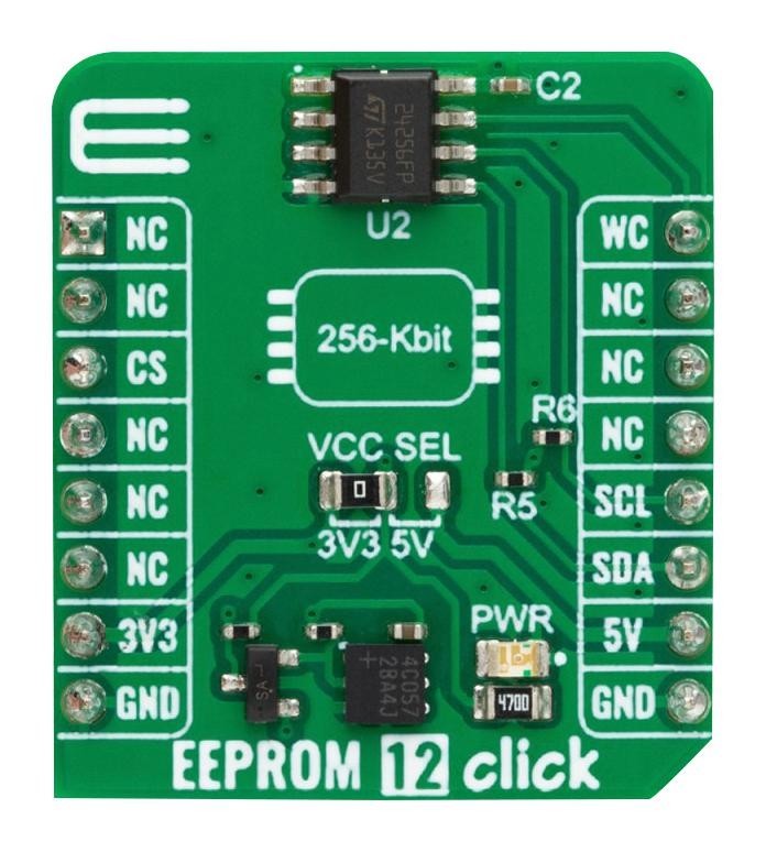 MikroElektronika Mikroe-5893 Eeprom 12 Click Add-On Board, 3.3V/5V