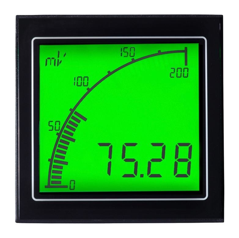 Trumeter Apm-Micro-Apo Panel Meter, 4Digit, 200Ua, Postive Lcd