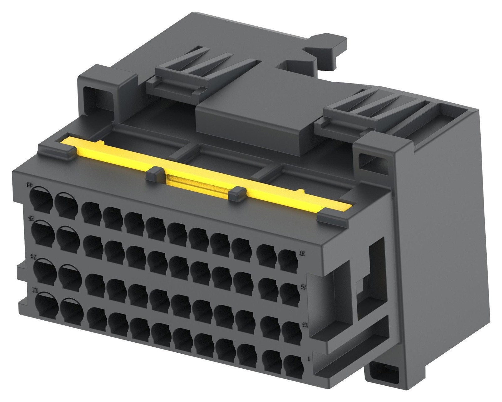 Amp Connectors / Te Connectivity 2366066-1 Conn, Tab Housing, 48Pos, 24V, Pbt+Gf30