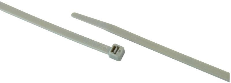 Partex Hfc300Silver Cable Ties Silver 300X4.8, Pk100