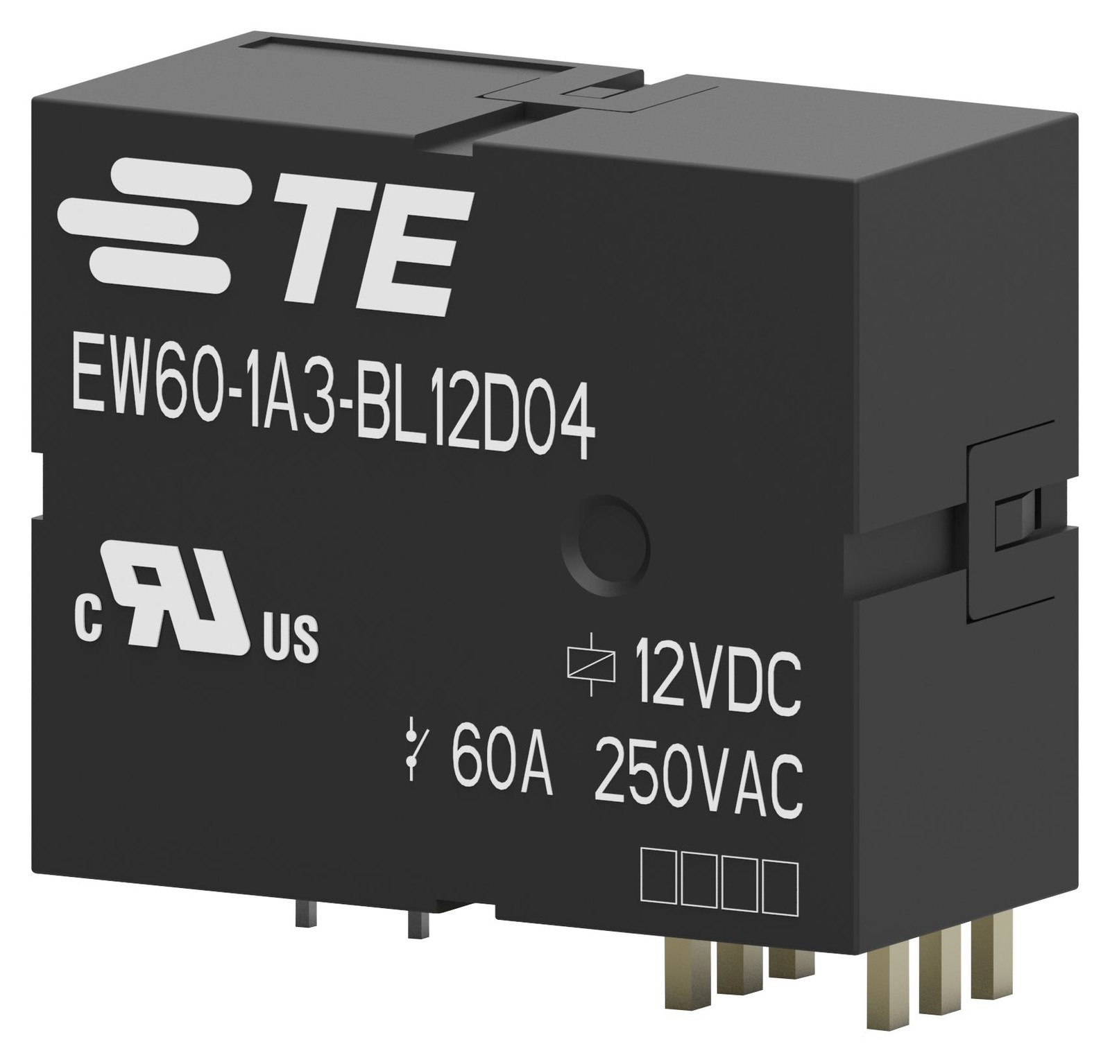 Te Connectivity 2071366-1 Power Relay, Spst-No, 12Vdc, 60A, Tht