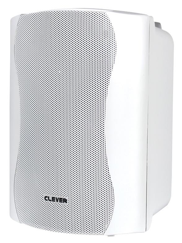 Clever Acoustics Bgs 50T White Loudspeakers, 100V/8R 50W White, Pair