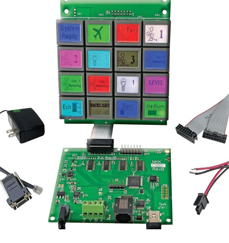 NKK Switches Is-71006-1 Sw Development Kit, 64X32 Lcd Sw, Ctrl