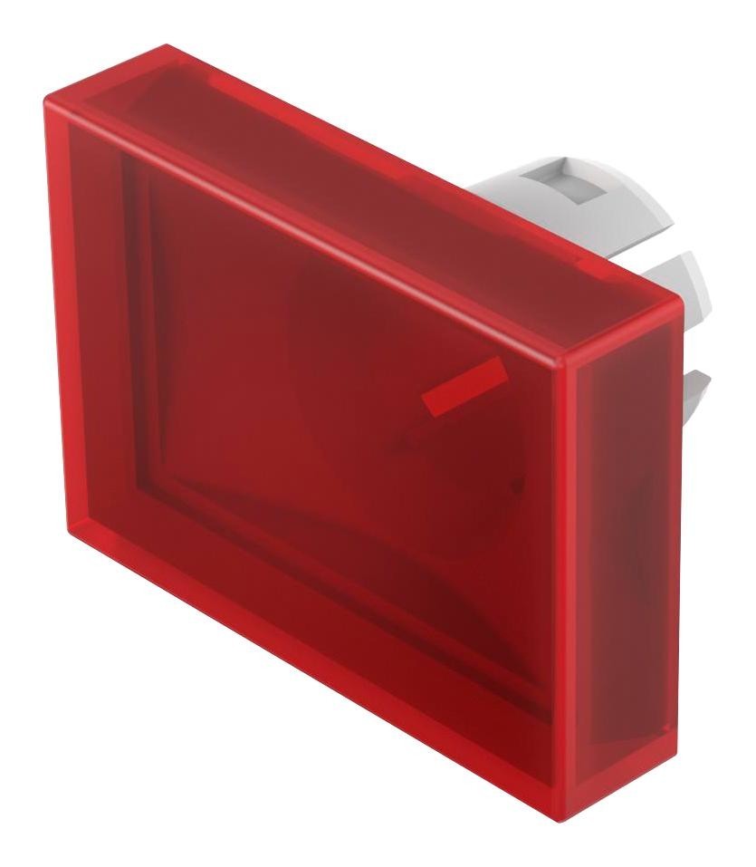 EAO 51-901.2 Lens, Switch, Rectangular, Red, Flush