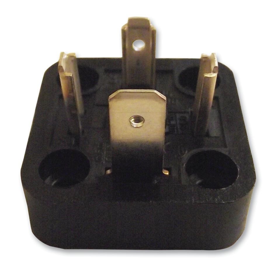 Molex 1210120076 Din Valve, Form A, 3Pole, 4Hole Mount