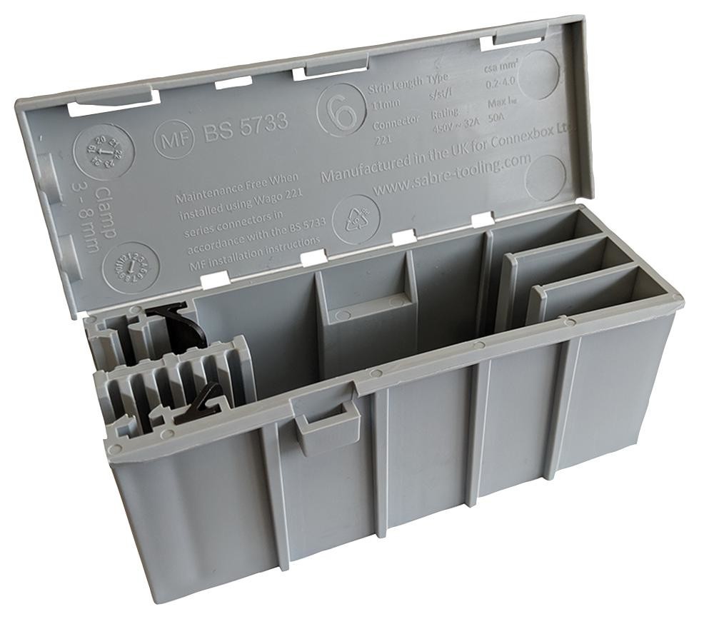 WAGO 207-3301 Enclosure, WAGObox, Grey