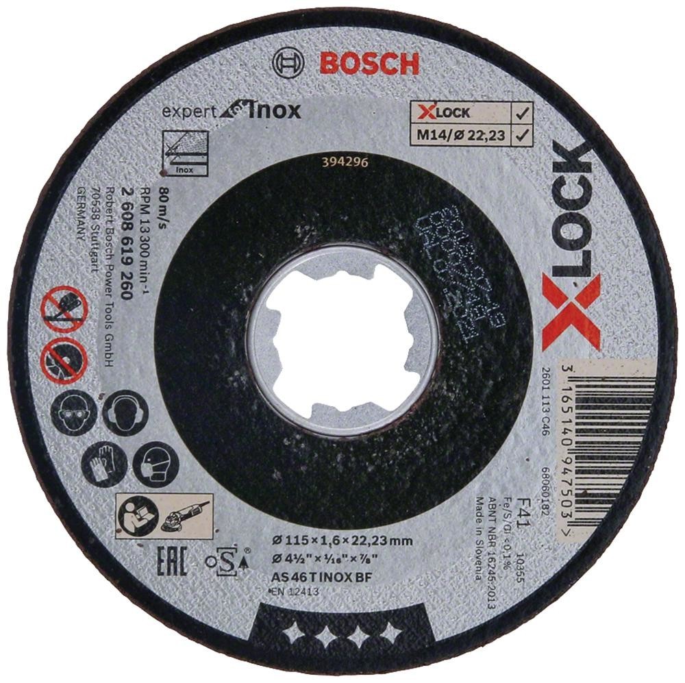 Bosch Professional (Blue) 2608619260 Grinding Disc, 80Mps, 22.23mm Bore