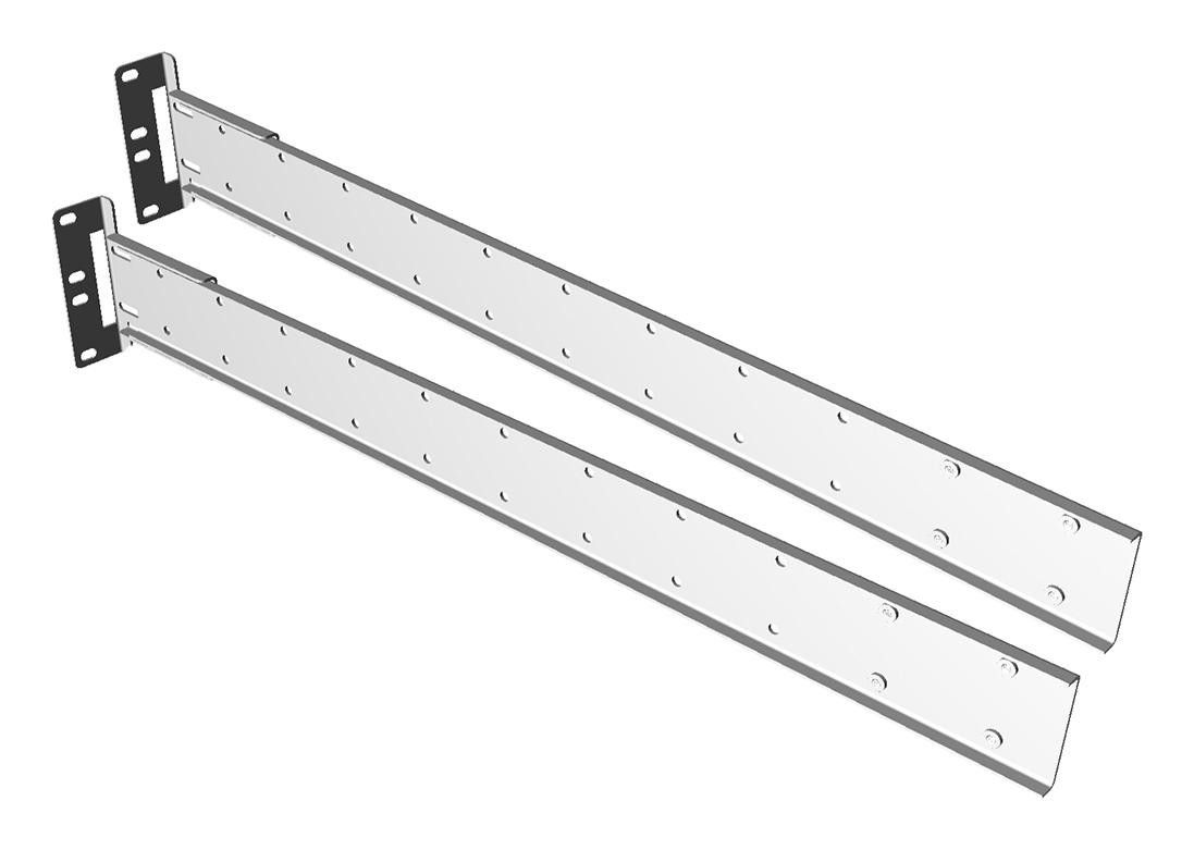 Hammond Rm2U18Brkt Rear Bracket Kit, Rack, Alum, 457X422mm