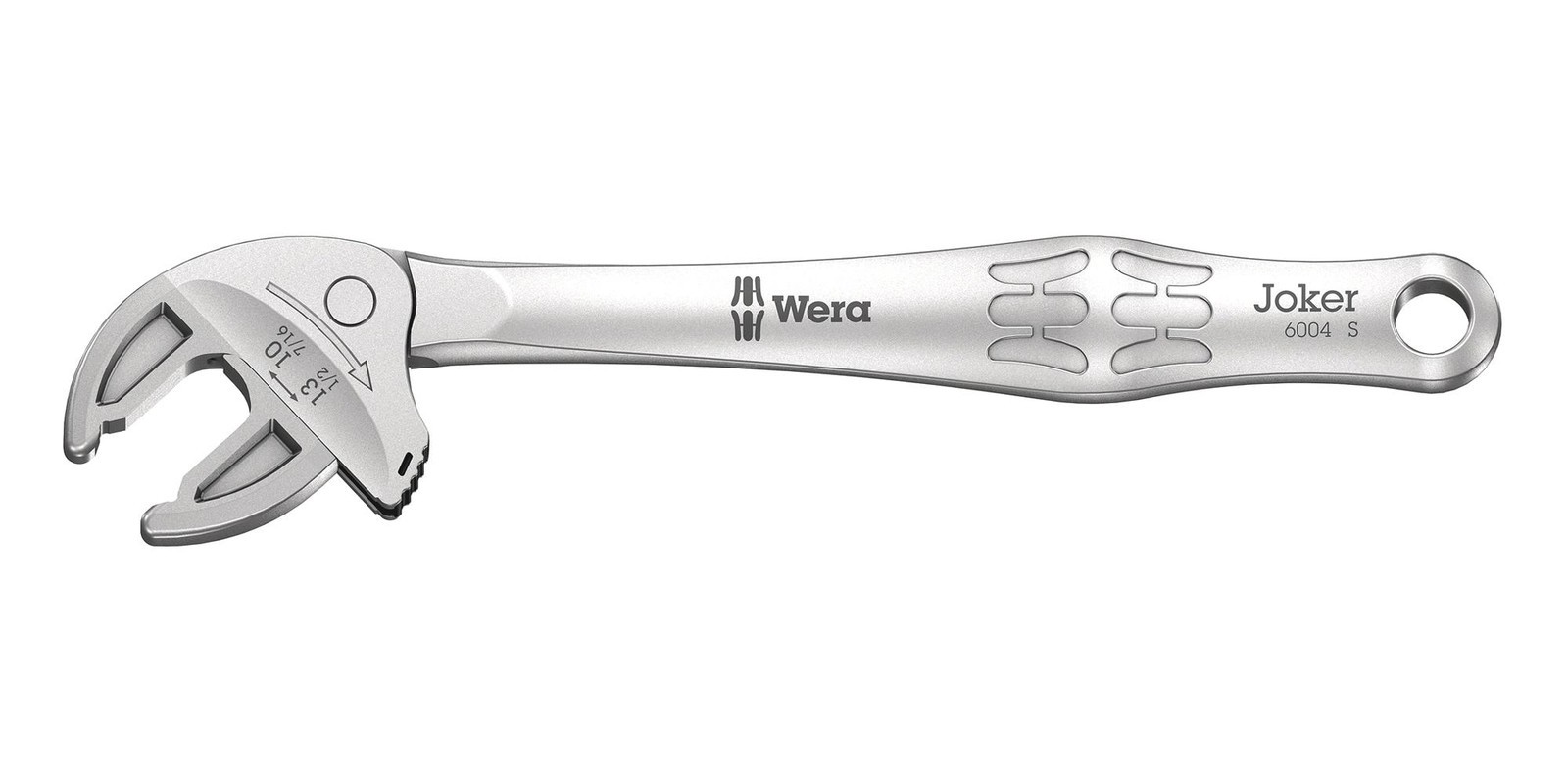 Wera 6004 Joker S Adjustable Spanner, 10mm-13mm, L 154mm