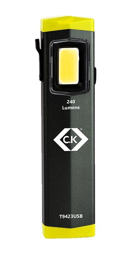 Ck Tools T9423Usb Inspection Light, Cob Led, 240Lm, 3.7V