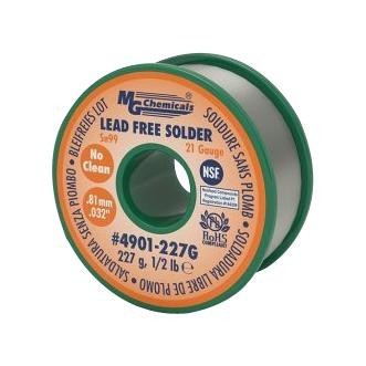 MG Chemicals 4901-454G Solder Wire, 99.3/0.7 Sn/cu, 454G