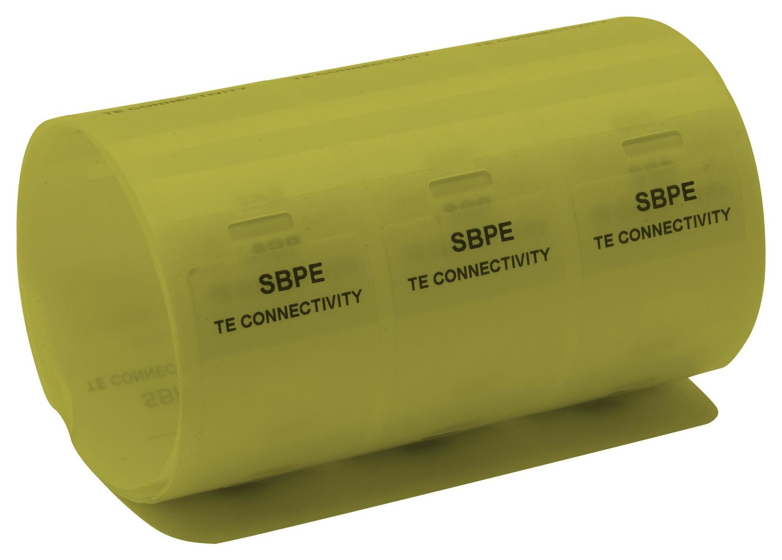 Entrelec TE Connectivity Sbpe07-1225-Yl-5 Label, Vinyl, Yellow, 25.4mm X 36.5mm