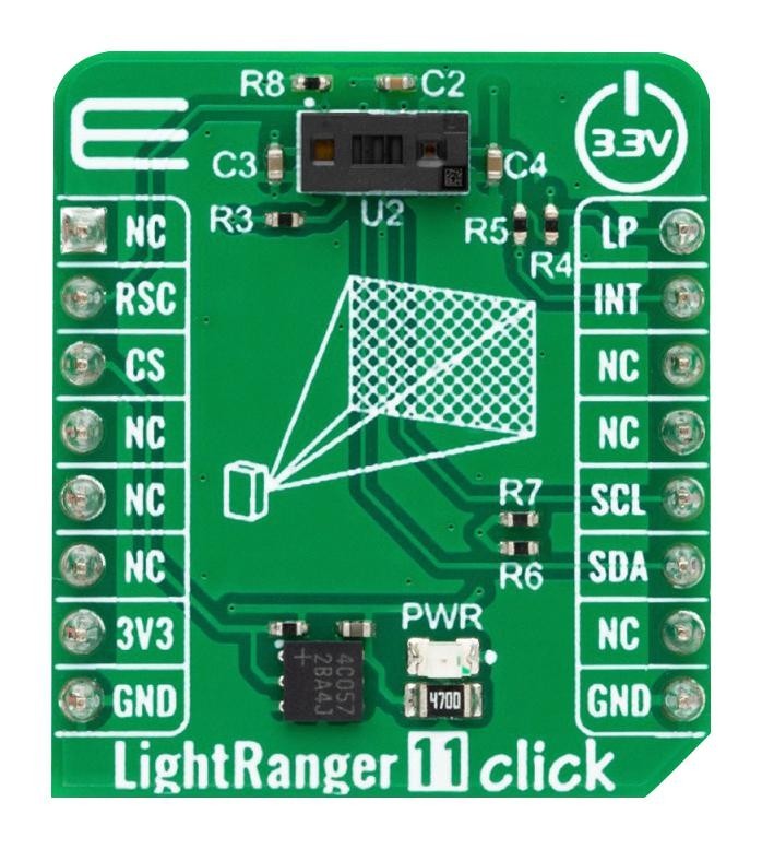 MikroElektronika Mikroe-5864 Lightranger 11 Click Add-On Board, 3.3V