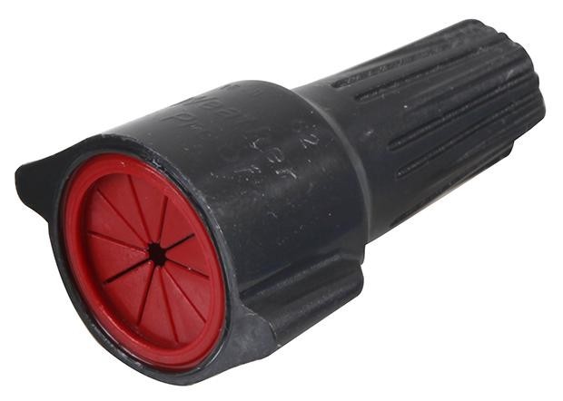 Ideal 30-1162 Terminal, Connector, Twist On, Gray/red