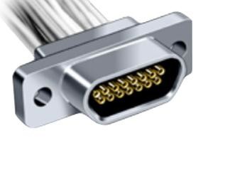 Glenair M83513/04-E11N Cable Assy, Micro D Rcpt-Free End, 18