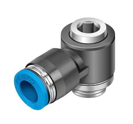 Festo Qslv-G3/8-8-I Push-In L-Fitting, 8mm, G3/8, 14mm