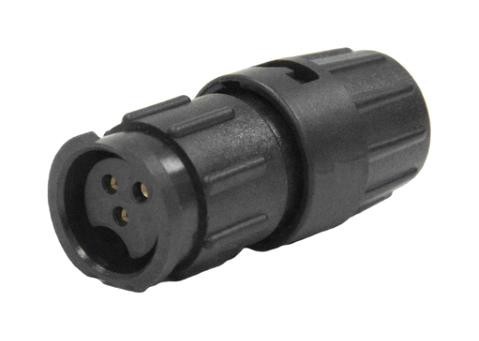 Switchcraft/conxall W8382-3Sg-P-3Dc Circular Connector, Plug, 3Pos, Solder