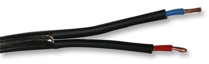 Staubli 60.7453-21 Cable, 2Core, Pvc, Black, 0.75mm2, 5M
