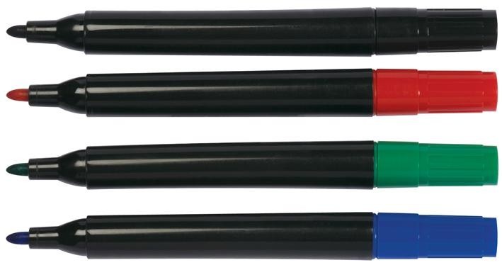 Q Connectorect Kf01551 Flipchart Markers 4Pk Assorted