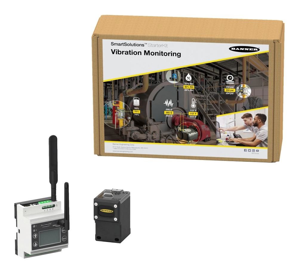Banner Engineering Starterkit9700-Vibe-V Starter Kit, Vibration & Temp Monitoring