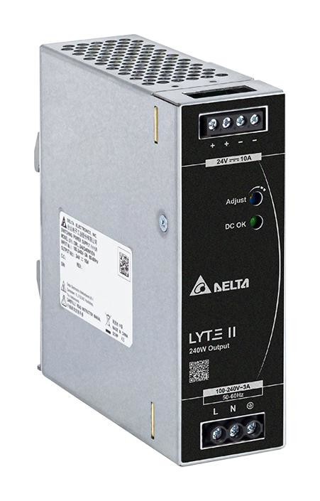 Delta Electronics/power Drl-24V240W1En Power Supply, Ac-Dc, 24V, 10A