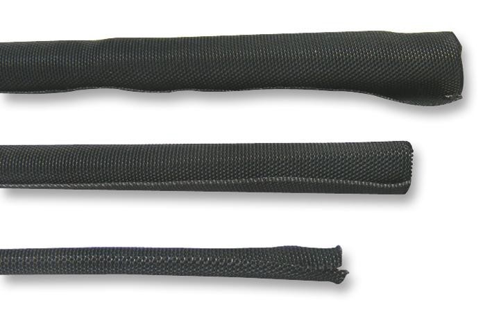 Multicomp Pro Kpt Wrap 19mm Blk Braid, Retrofit, Black, 19mm, 25M