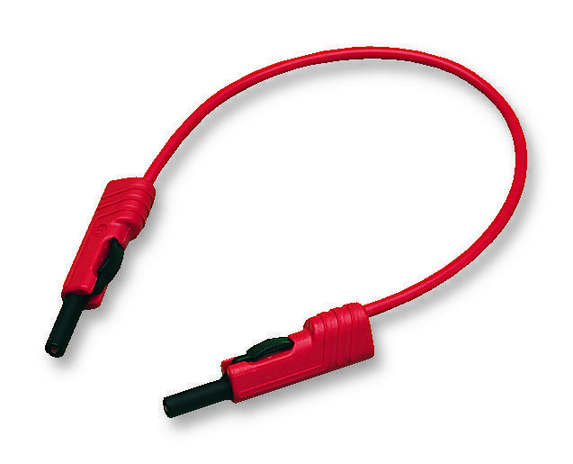 Hirschmann Test And Measurement 973645101 Test Lead, Red, 500mm, 60V, 16A