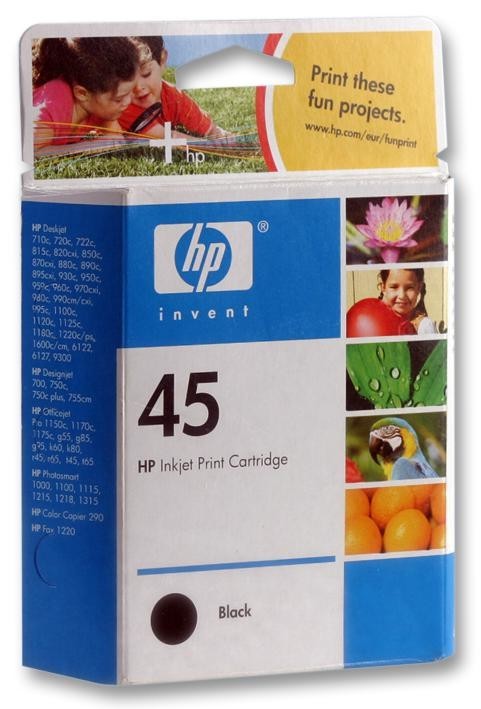 Hewlett Packard Hp51645A Cartridge, Blk