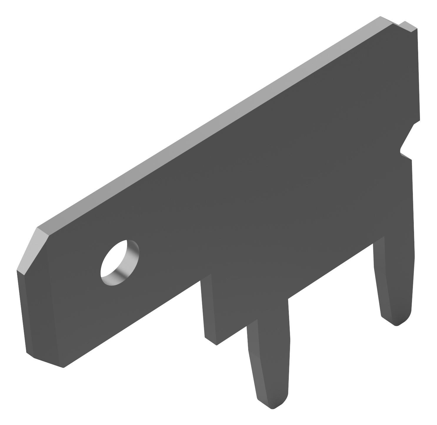 Amp Connectors / Te Connectivity 1217156-1 Pcb Terminal, 4.75mm X 0.51mm, Brass