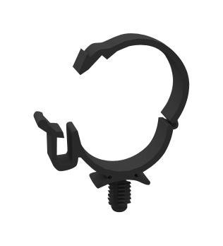 Essentra Components 23Rcfb100B Cable Clamp, Hinged, Nylon 6.6, Black