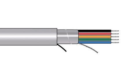 Alpha Wire 5470/50C Sl005 Shld Flex Cable, 50Cond, 20Awg, 30M