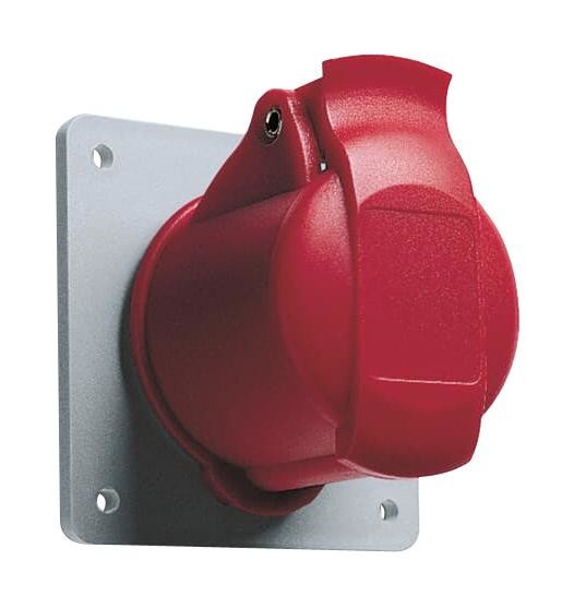 Abb 2Cma193178R1000 Power Entry Connector, Outlet, 16A, Red