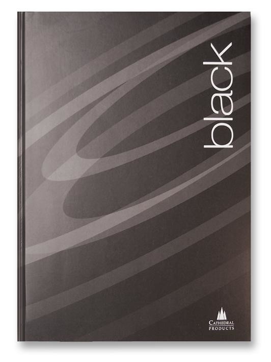 Cathedral Padcasea4Bk Notebook A4 Padded Black