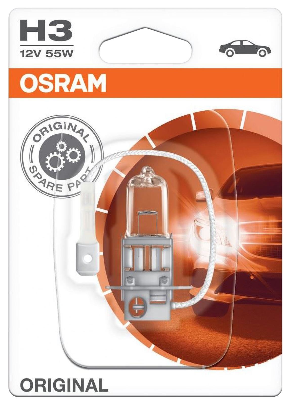 Osram H453Bl Headlamp, H3 453 12V 55W Pk22S